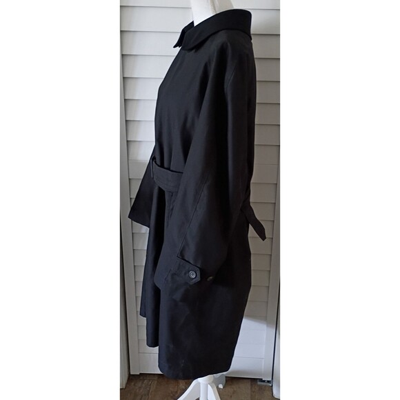 Lauren Ralph Lauren Men's Black Removable lining & Collar Belted Trench 40S - Picture 10 of 12
